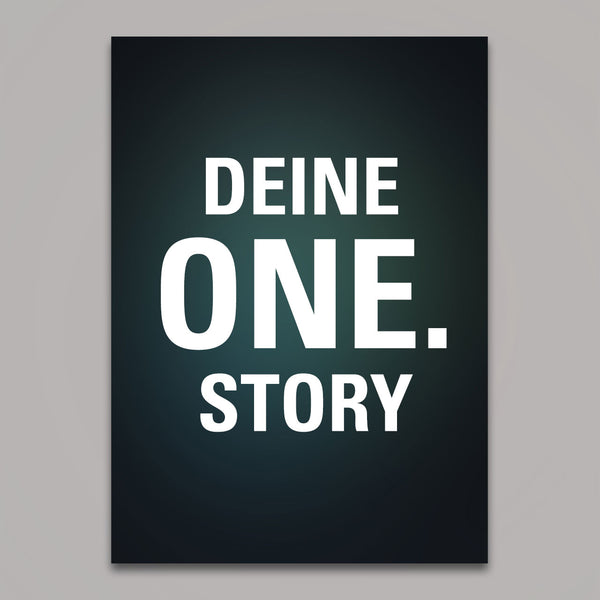ONE. – Your story as a comic for your wall