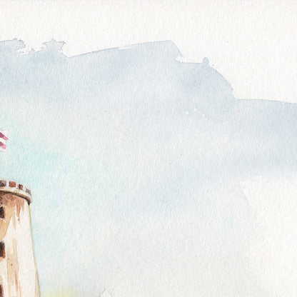 „Sparrenburg Bielefeld“ – Watercolour Painting