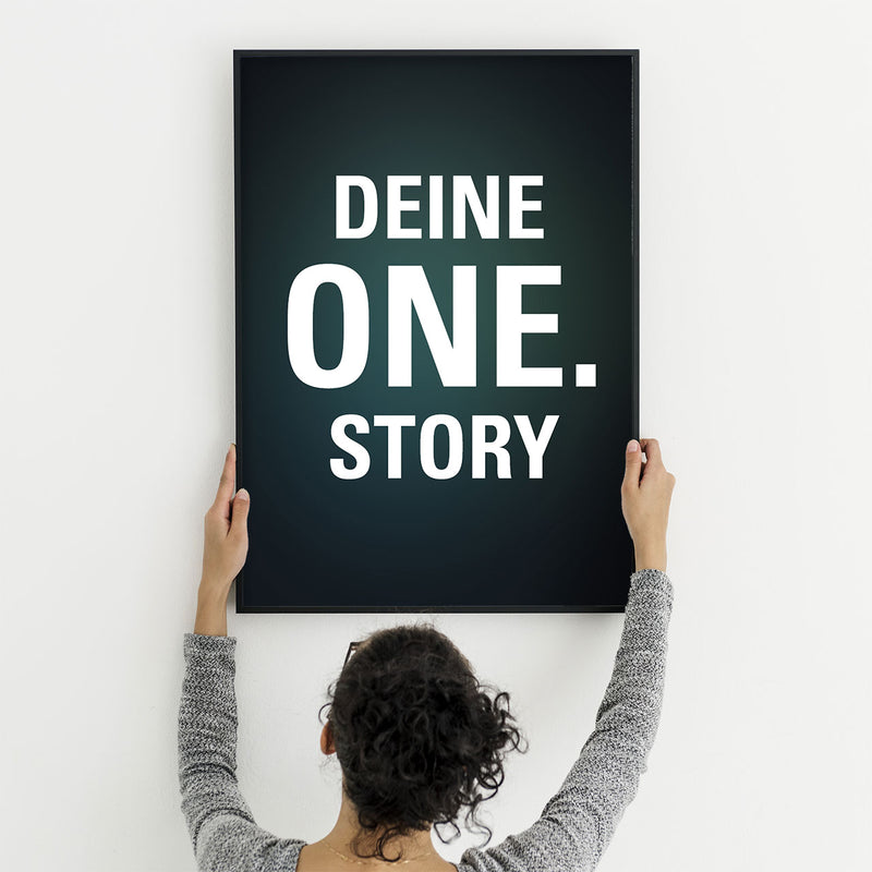 ONE. – Your story as a comic for your wall