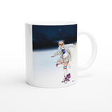 „Keep your feet on the ground and your eyes on the stars.“ – Ceramic Mug