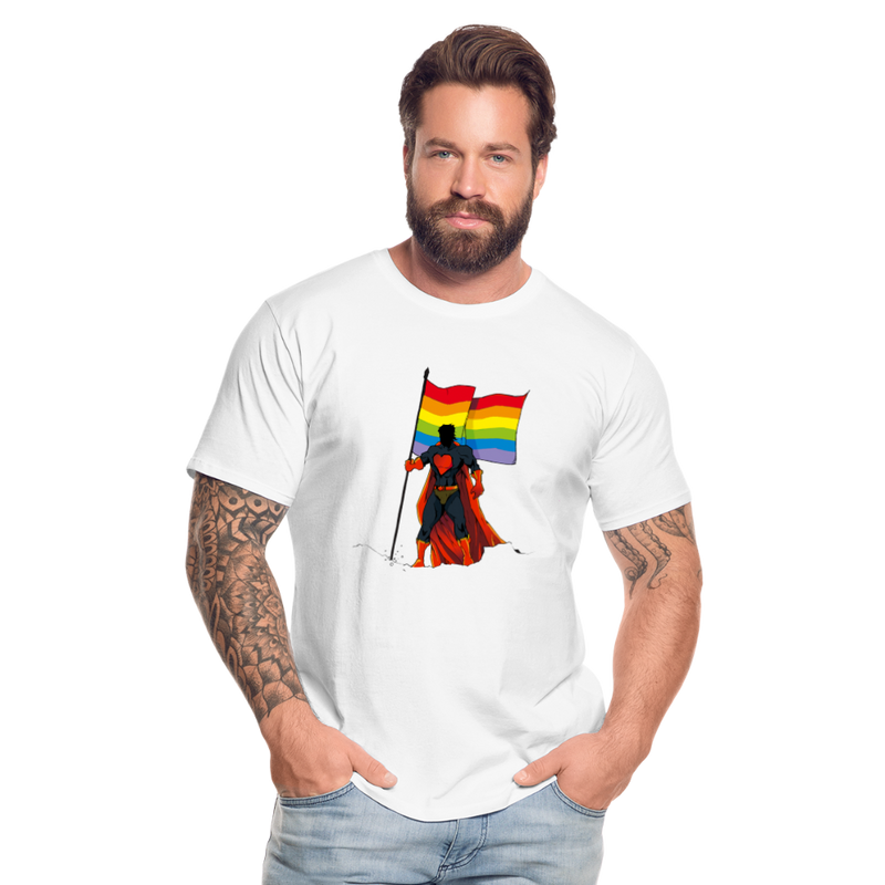 Captain Pride - T-Shirt Male - white